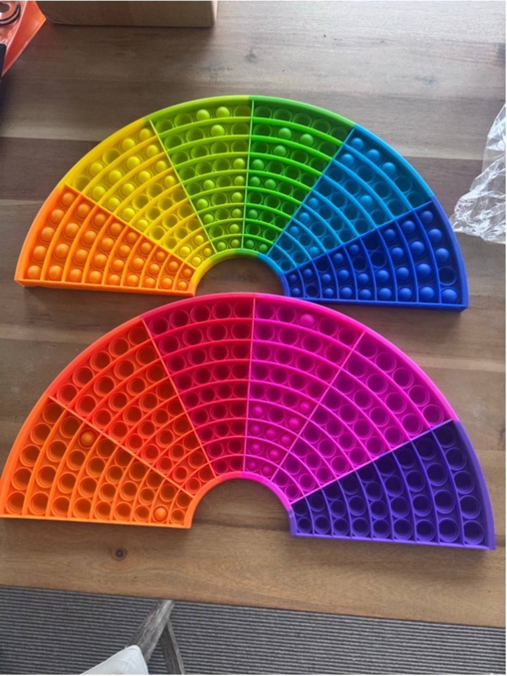 Girls Unbranded Kids Toys One Size Rainbow Pop It Fidget Toy